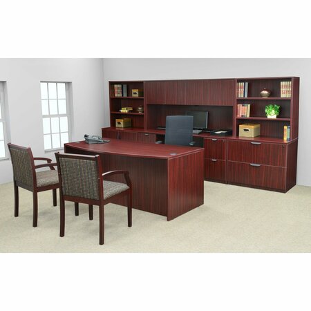 LEGACY 15-1/2" W Legacy File File Pedestal, Mahogany, Mahogany LPFF22MH